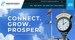 Desktop Screenshot of prestonchamber.com